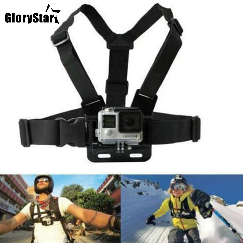 Нагрудный ремень для Gopro hero 7 6 5 Xiaomi yi 4K Экшн-камера нагрудное крепление жгут для Go Pro SJCAM SJ4000 sport cam fix