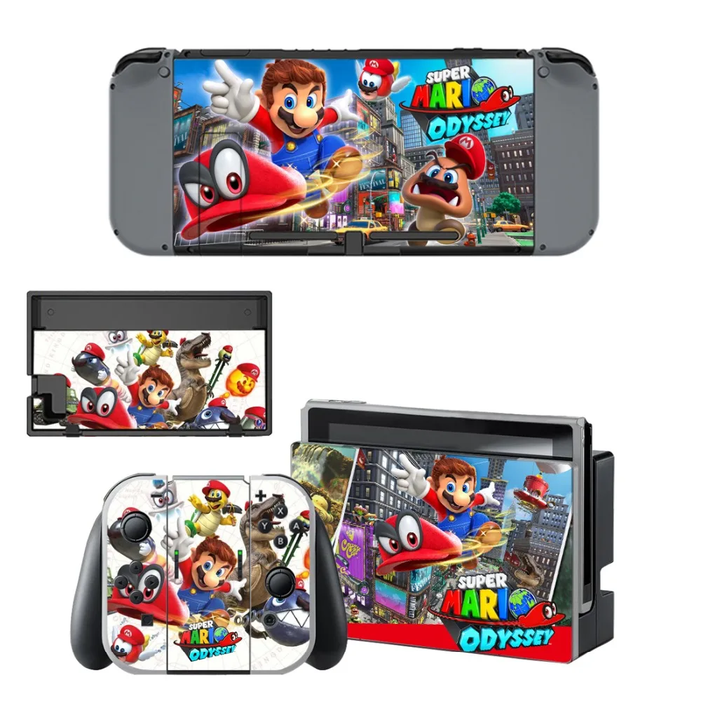 Настраиваемая наклейка s Game Mari o для Nintendo Switch NS консоль контроллер геймпад