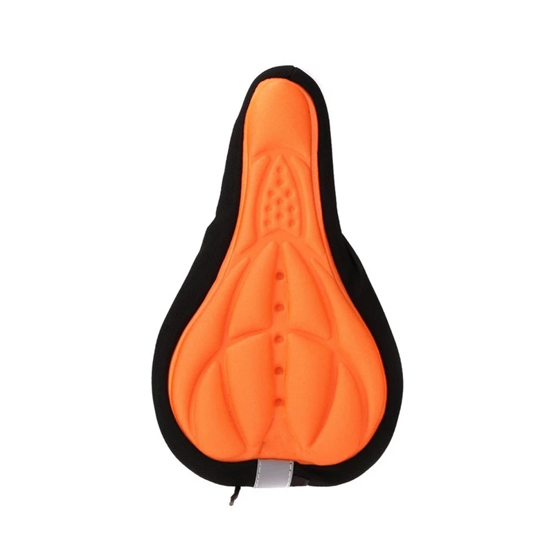 Cycling Cover Saddle by MTB Bicycle Bike Seat Comfortable pillow 3D Respirable Soft Pillow Blue | Спорт и развлечения