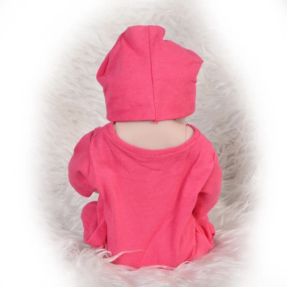 Модная Мини 11 ''полностью силиконовая виниловая Кукла Reborn Baby кукла настоящая