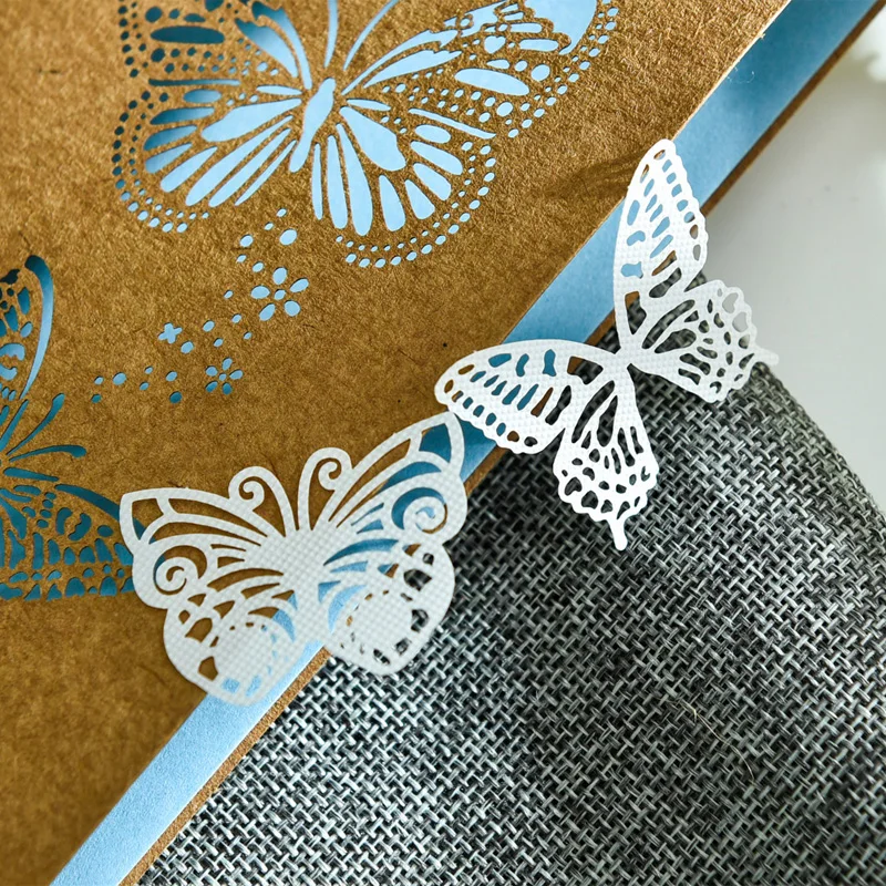 KSCRAFT 10pcs White Lace Butterflies For DIY Scrapbooking/Card Making/Kids Fun Decoration Supplies | Дом и сад