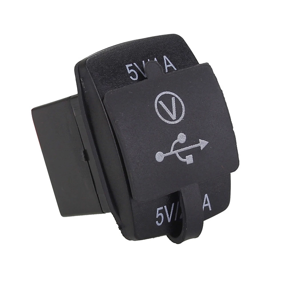 12 24V Универсальный 3.1A 5V Выход двойной USB автомобильная зарядка Синяя светодиодная
