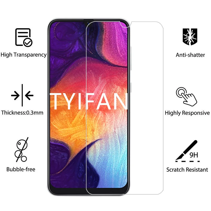 2 шт закаленное стекло для samsung a50 Защитное экрана протектор galaxy a 50 Защитная