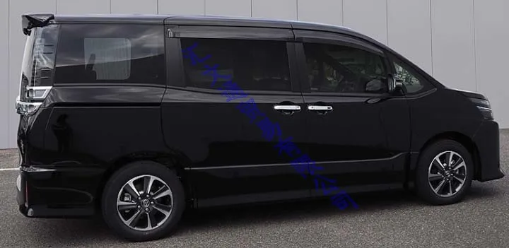 Для TOYOTA VOXY/NOAH R80 ABS хромированная крышка ручки двери с умным отверстием для ключа крышка защелки Отделка Литья