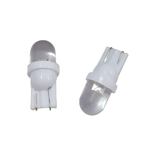 

10mm shell type high brightness LED T10 bulb white 2 pieces