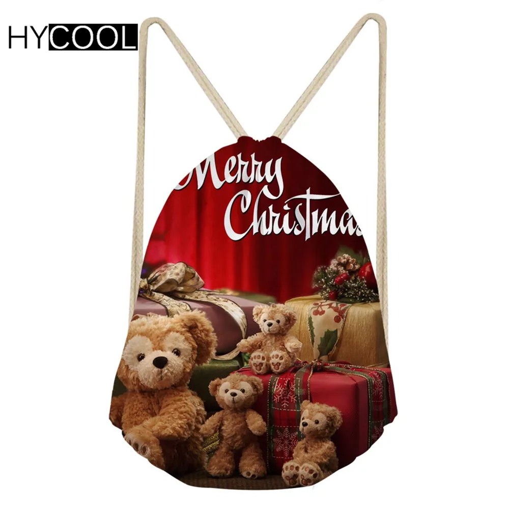 

Спортивные сумки HYCOOL для детей, рождественский подарок, Детские уличные тренировочные сумки, дышащая сумка на шнурке, сумки для плавания и е...