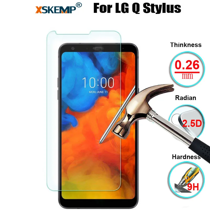 Защитная пленка для экрана из закаленного стекла XSKEMP 9H LG Q Stylus Anti Explosion