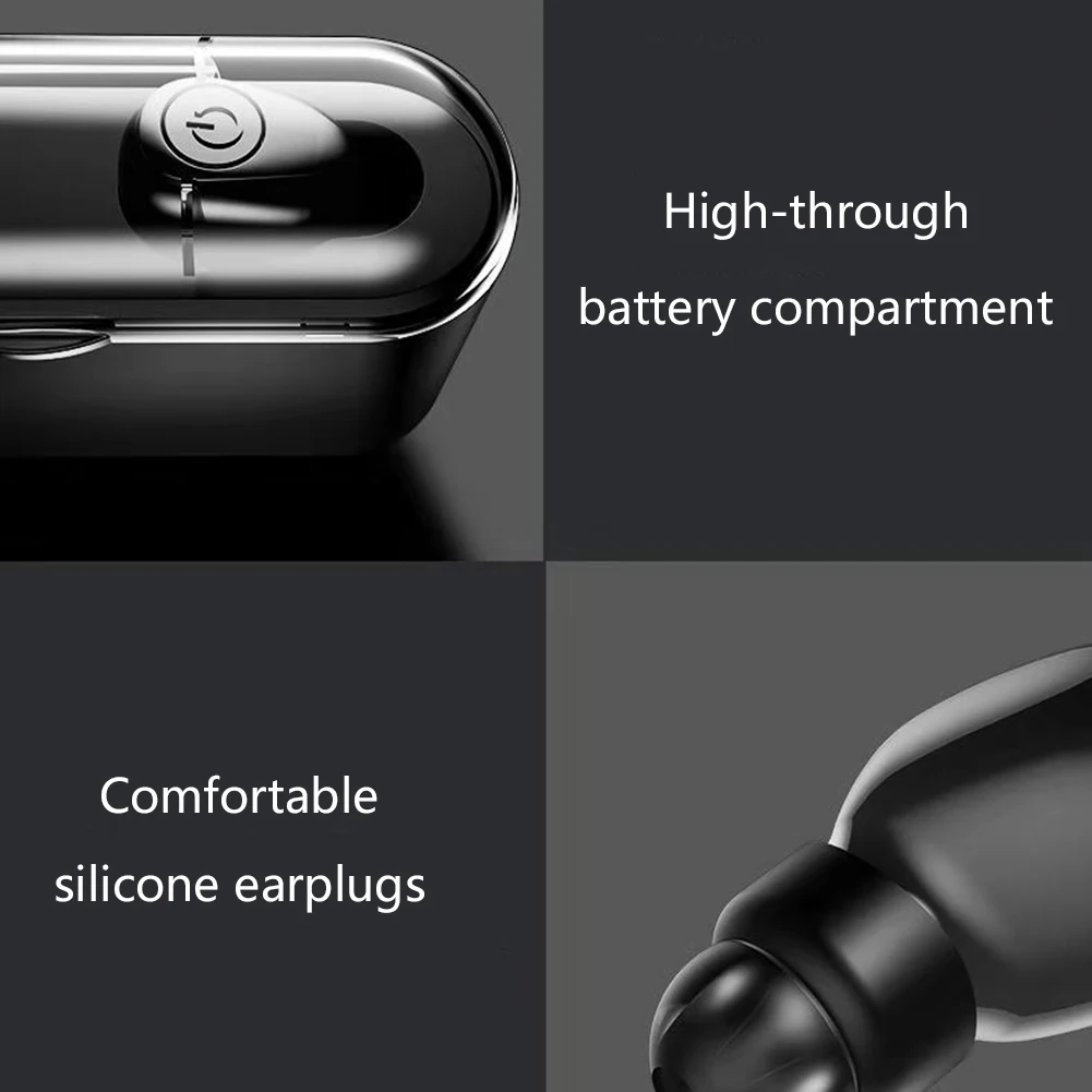 Беспроводные мини наушники вкладыши Bluetooth 4 2 Спортивная гарнитура беспроводные
