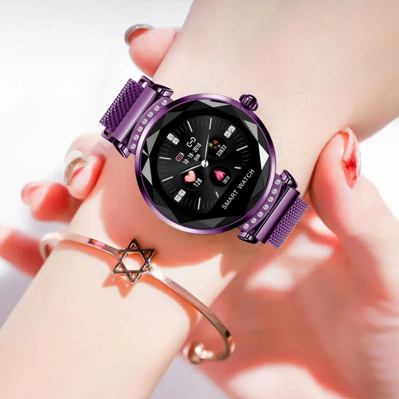 

Fashion Lady Smart Watch Heart Rate Sleep Fitness Tracker Waterproof Pedometer Smartwatch For xiaomi Android IOS Phone