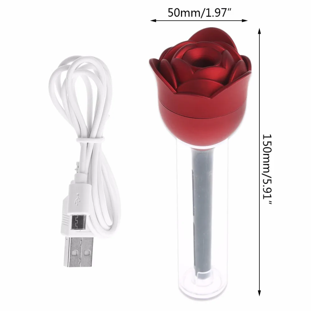 MEXI Rose Flower USB Mini Humidifier Air Purifier Aroma Diffuser Atomizer Office Home | Бытовая техника