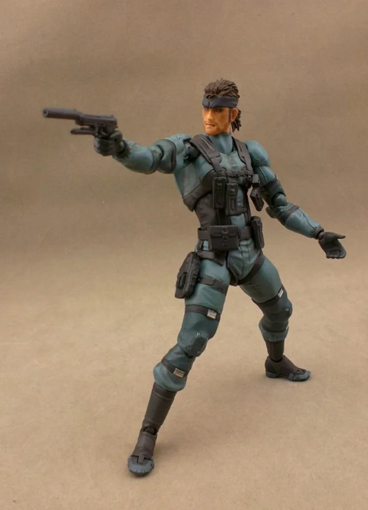 Crazy Toys METAL GEAR SOLID 2: SONS OF LIBERTY Figma 243 Snake MGS2 Ver. ПВХ фигурка Коллекционная модель игрушки