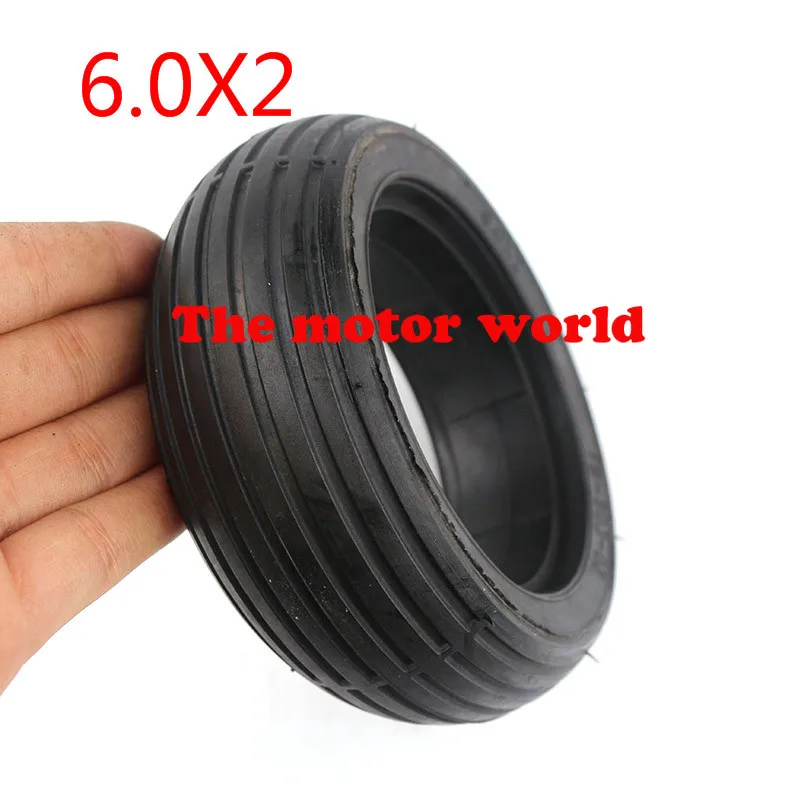 

High performance 6.0x2 rubber solid tire fits for Electric Balanced Car Electric Scooter 6.0*2