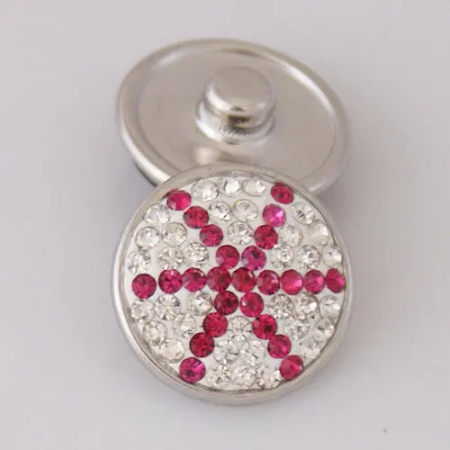 Модные высококачественные цветные снежинки с узором стразы 18 мм очаровательные