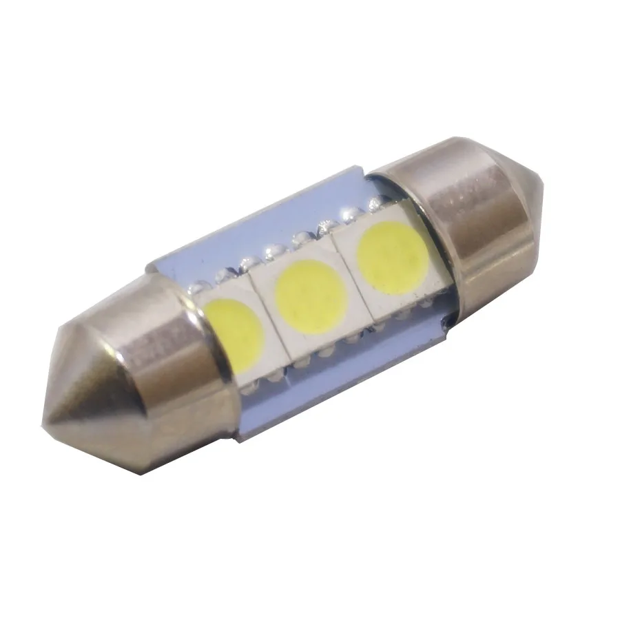AORUNYEBAO 4 шт. Festoon C5W c10w 3 светодиодные лампы интерьерные купольные светильники