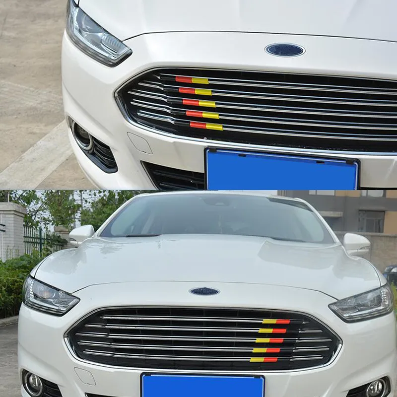 3D ABS Немецкий флаг Стиль внешние автомобильные аксессуары для Ford Mondeo Focus 2015-2018