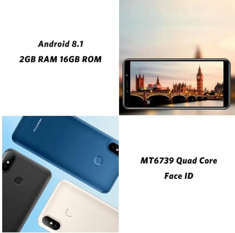 Флэш продажи HOMTOM C2 4G LTE Android 8 1 мобильный телефон 5 дюйма MT6739 4 ядра 2 Гб Оперативная