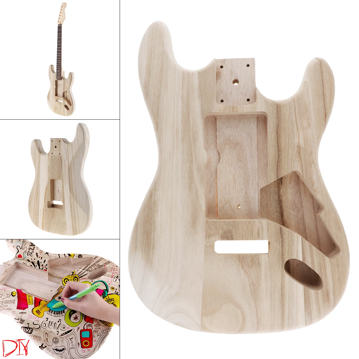 Корпус гитары New Maple корпус уже отполирован для электрогитары ST аксессуары