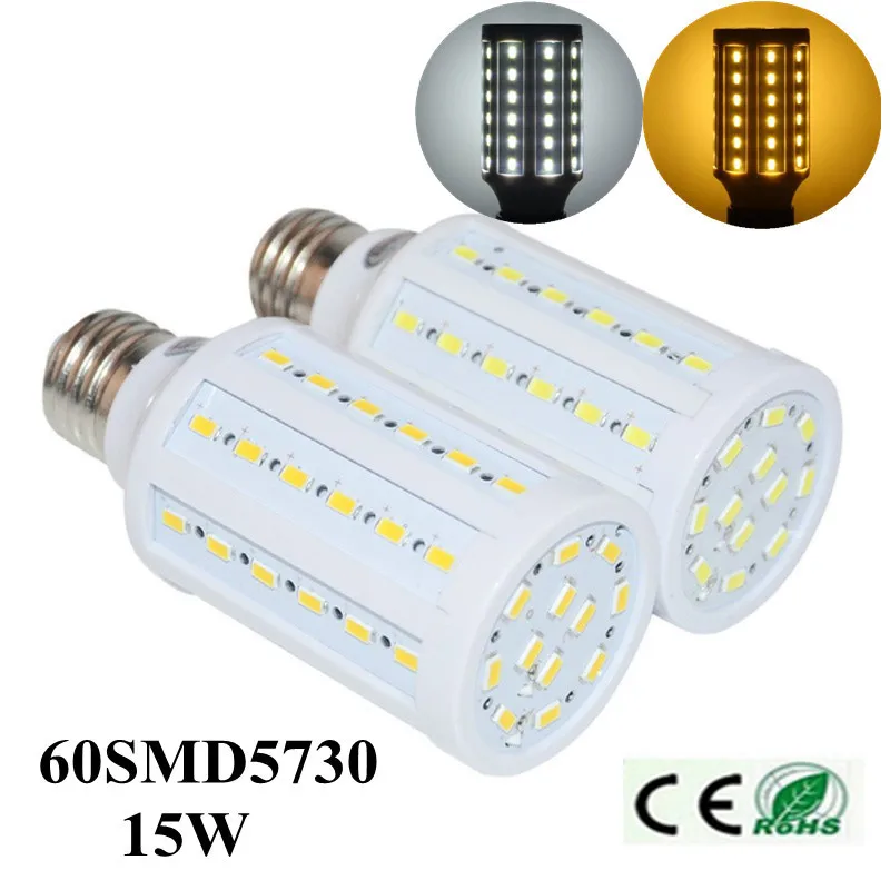DHL ожерелье бесплатная доставка 20 шт./лот светодиодная кукурузная лампа 60SMD5730 E27 E14