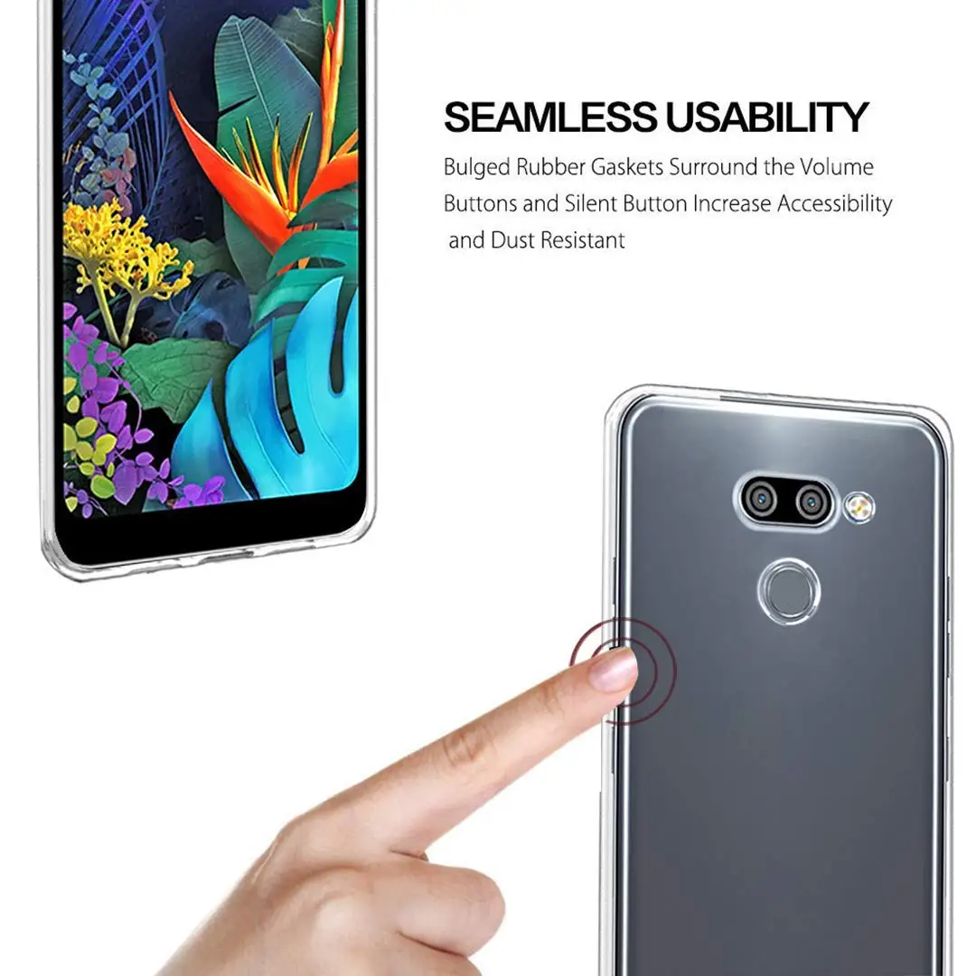 Ультратонкий прозрачный силиконовый мягкий защитный чехол из ТПУ для LG K50 K40 K12 + K11