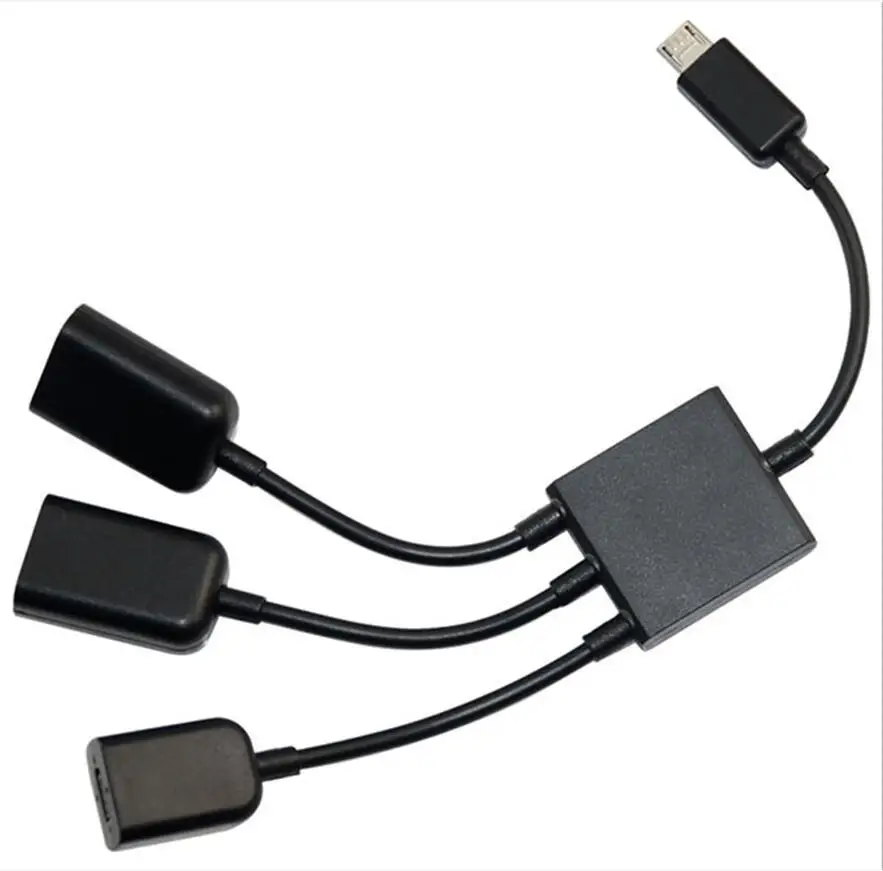 3 в 1 USB OTG кабель адаптер Micro Hub для смартфона высокого качества Samsung HUB OTG|usb adapter|usb