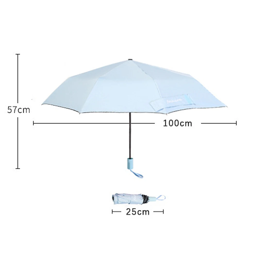3-небольшой складной зонт Анти-УФ путешествия солнцезащитные очки для защиты от