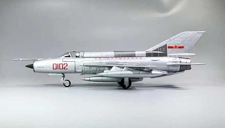 MIG-21 1/72 diecast plane model aircraft WLTK |
