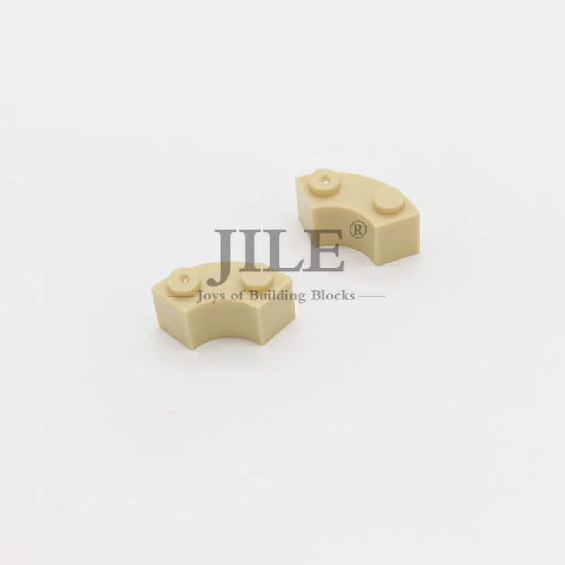 Moc кирпич Круглый угол 2x2 макароны с вырезом гвоздиком 3063 сделай сам креативные