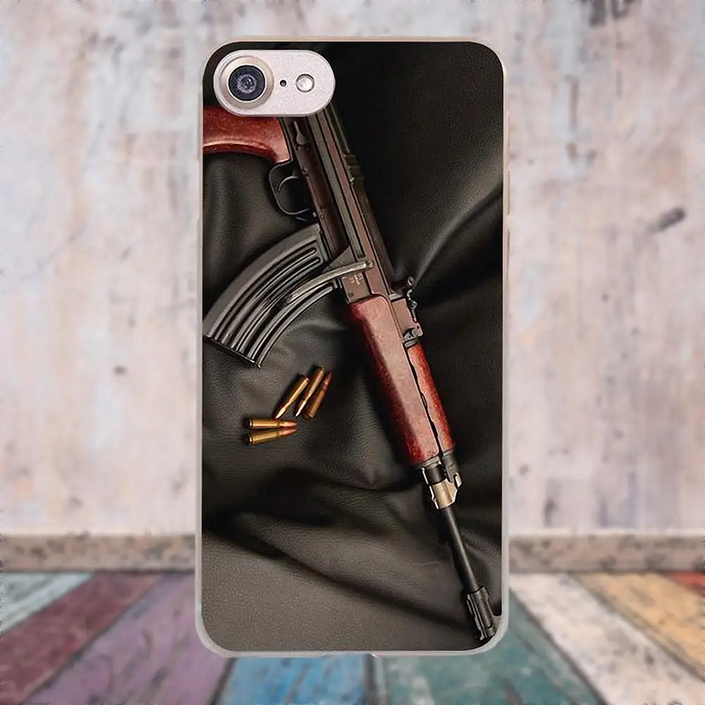 Oedmeb в продаже для Apple iPhone 4 4S 5 5C SE 6 6S 7 8 Plus X LG G3 G4 G5 G6 K4 K7 K8 K10 V10 V20 Ak47 Gun Series|Бамперы| |