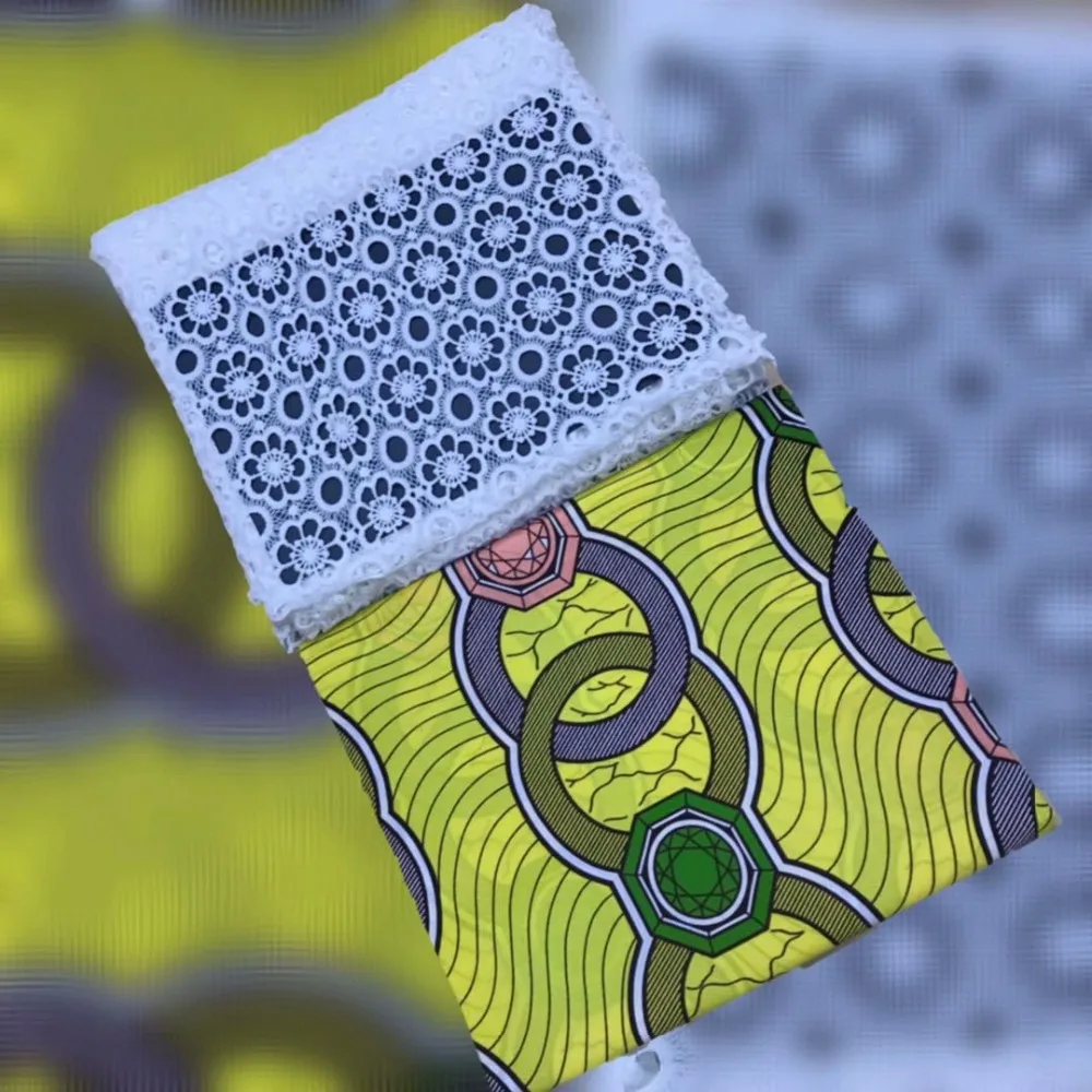 6 ярдов/партия нигерийская новая java восковая ткань 100% хлопок африканская