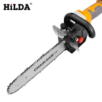 hilda electric chain saw adapter converter bracket diy set for angle grinder woodworking tool 11 5inch12inch