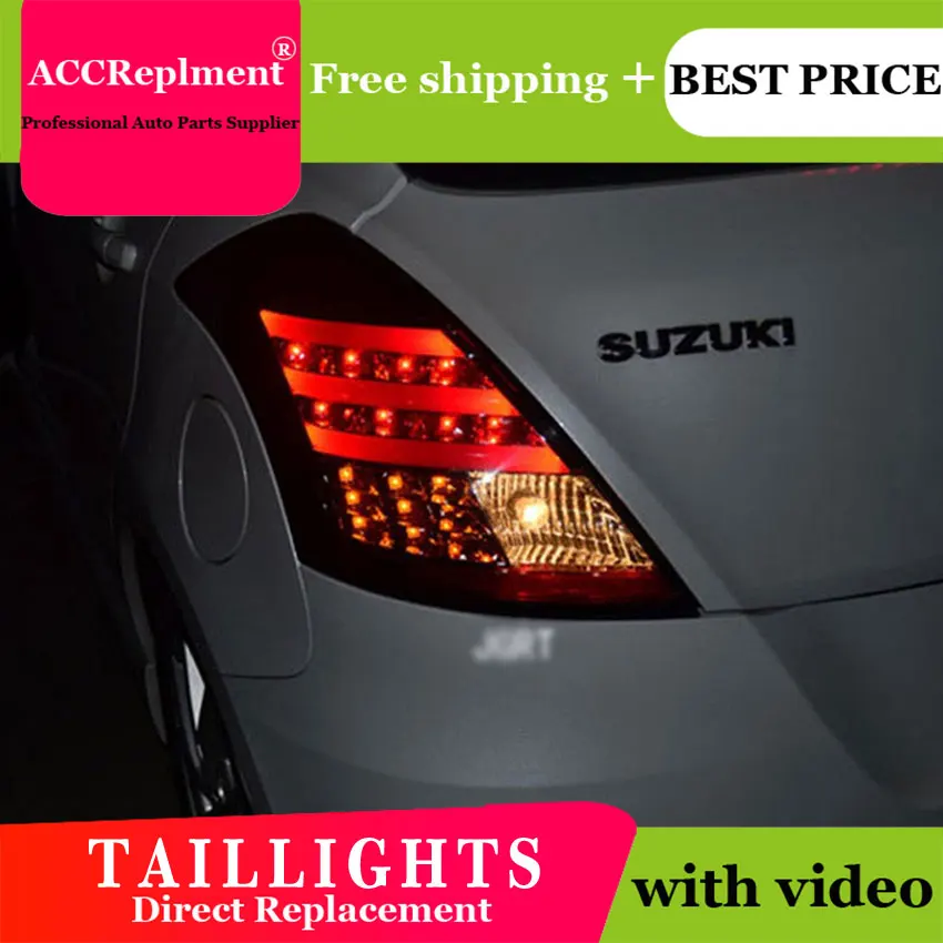 JGRT стайлинга автомобилей для SUZUKI Swift задних светильник s 2014-2015 светодиодный