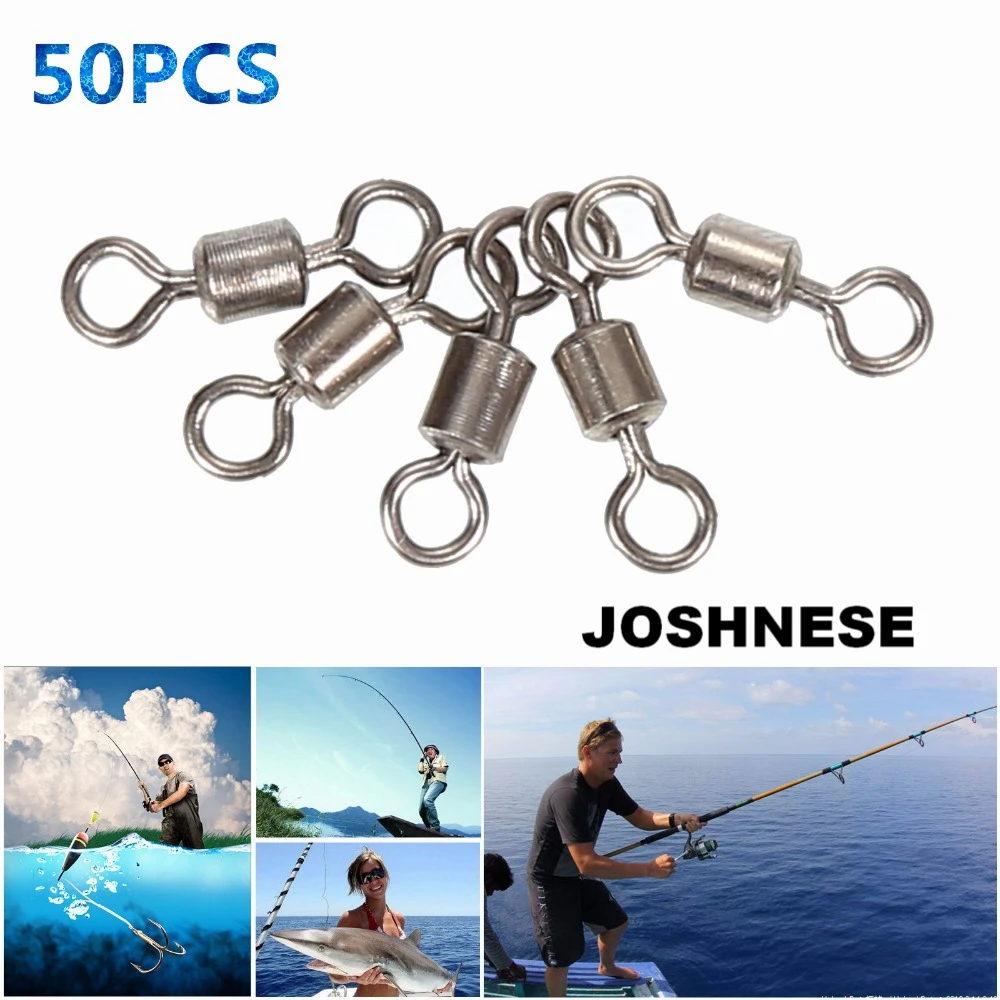 Бренд JOSHNESE 50 шт. высококачественный шарикоподшипник вращающийся Вертлюг твердые
