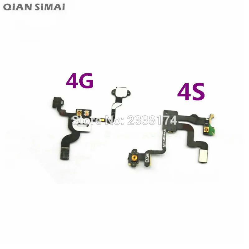 QiAN SiMAi для iphone 4 4G 4S новая кнопка включения/выключения питания гибкий кабель
