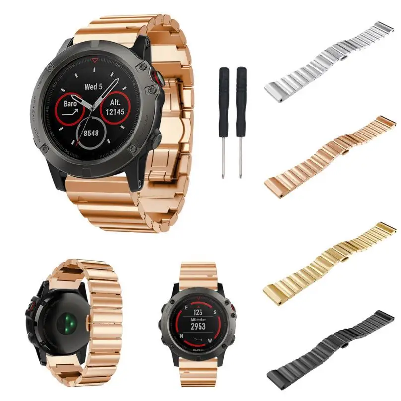 HIPERDEAL смарт аксессуары ремешок для Garmin Fenix 5X GPS часы модный браслет из нержавеющей