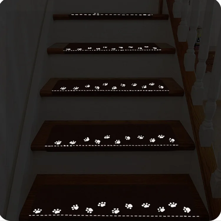 Светящийся коврик для лестницы ступенек сохраняющий тепло пола легко чистится и