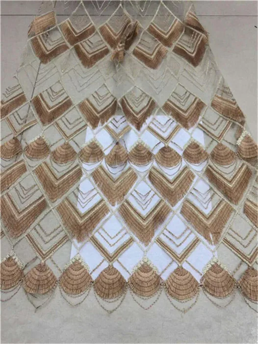 Purple fashion fringed French frill lace fabric 5 yards per piece. f4-20 | Дом и сад
