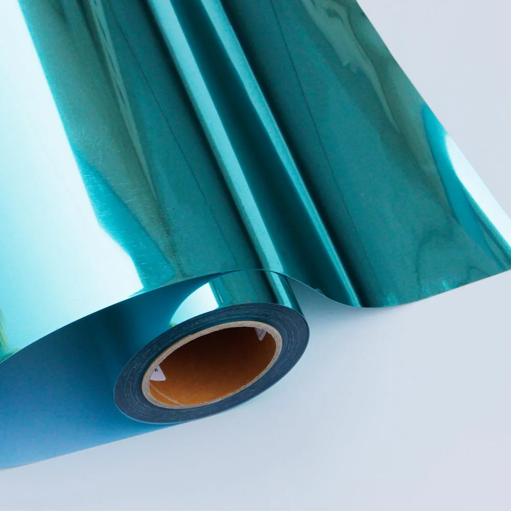 

Multicolor Metallic Heat Transfer Vinyl HTV Tshirts Garments, 20" x 20"(0.5m x 0.5m) Useful