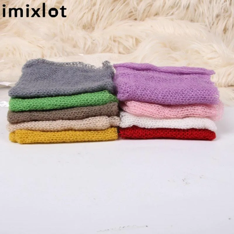 Imixlot/растягивающееся одеяло для фотосъемки новорожденных мальчиков и девочек