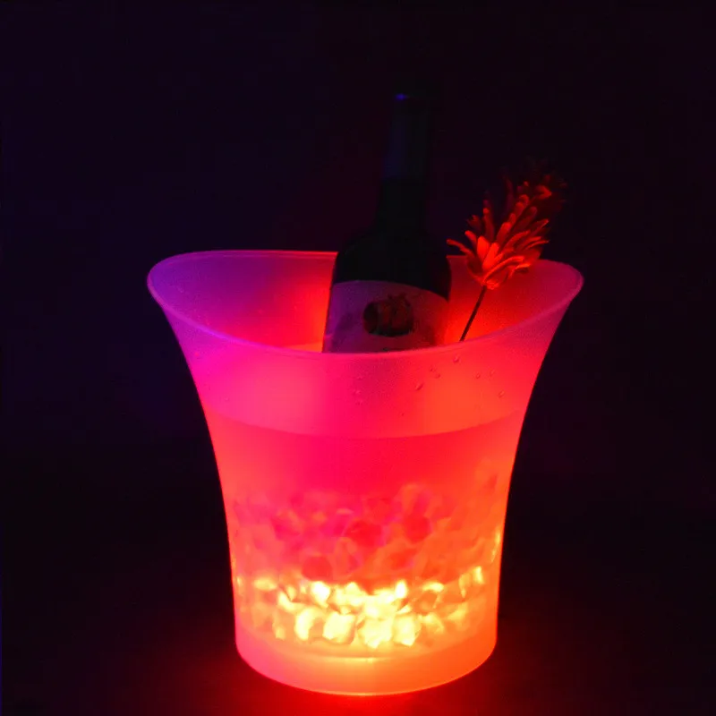 5L 7 цветов светодиодный RGB светильник Сменные ведерко со льдом шампанское напитки