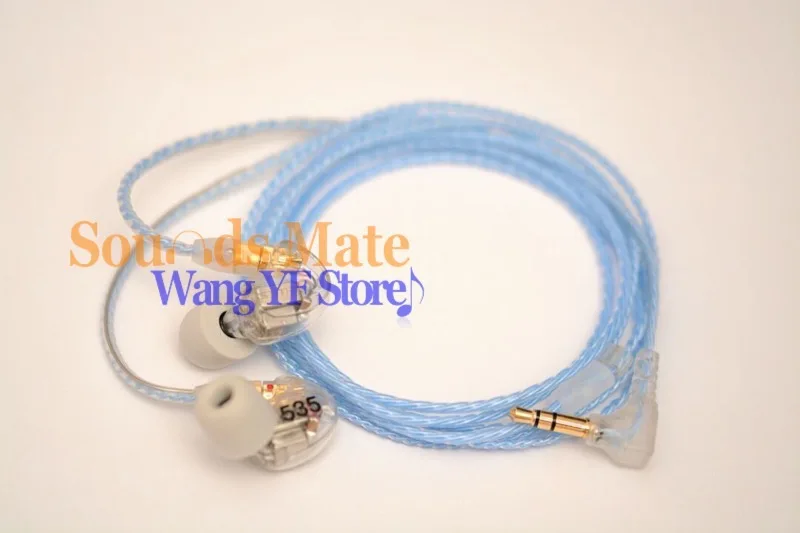 Посеребренный Hi Fi кабель 6N OFC для наушников Shure SE215 SE315 SE425 SE535 SE846 4 цвета|cable cat5|silver