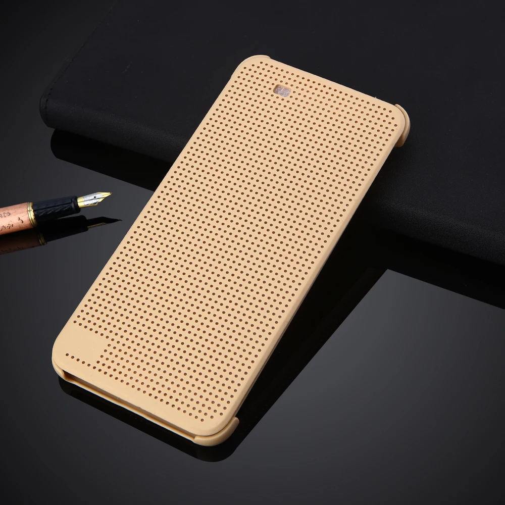 Чехол-книжка в горошек с функцией автоматического сна для HTC Desire 10 | Мобильные