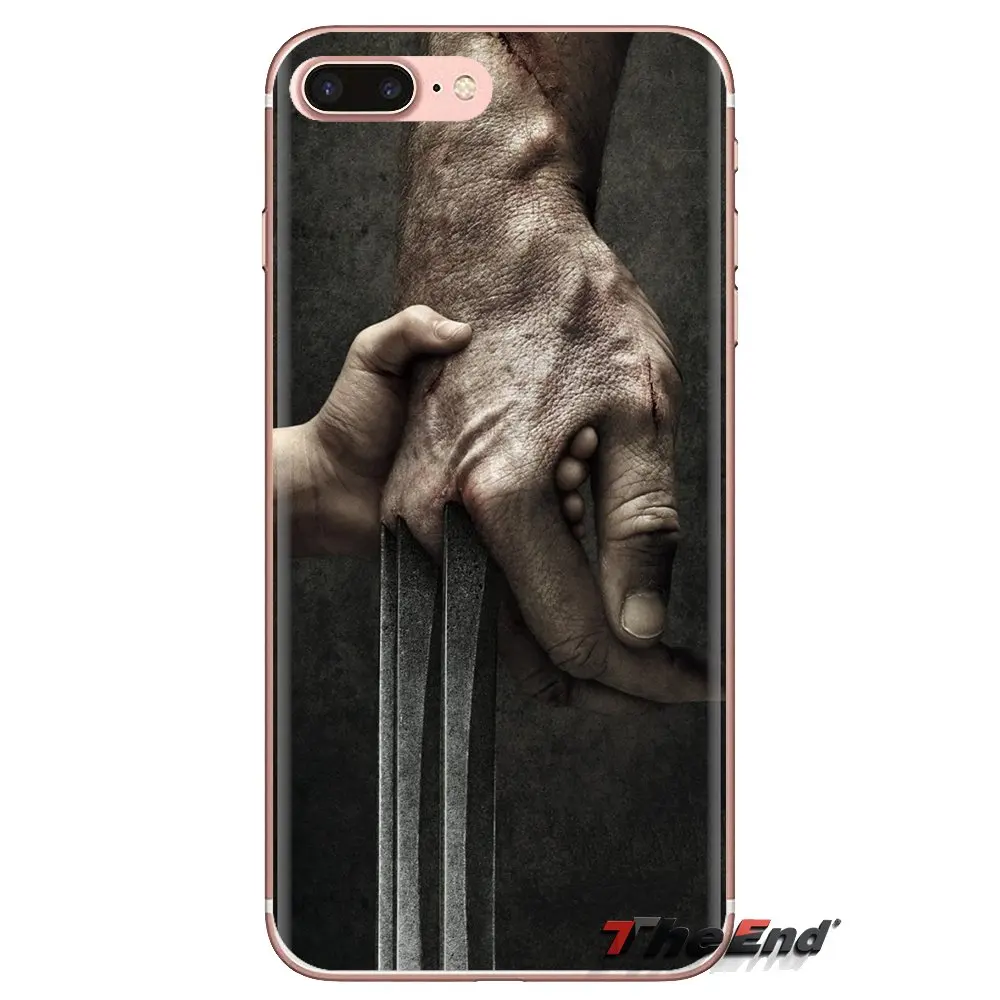 Мягкий прозрачный чехол для Samsung Galaxy S3 S4 S5 Mini S6 S7 Edge S8 S9 S10 Plus Note 3 4 5 8 9 Wolverine Marvel |