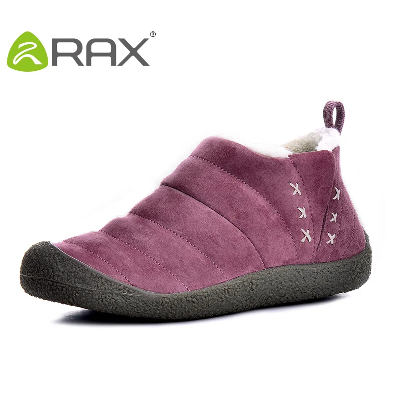 RAX/мужские водонепроницаемые походные зимние ботинки теплые уличные из свиной