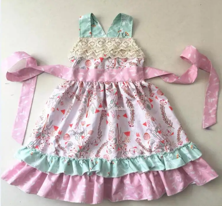 Puresun/летнее платье новое розовое с цветочным рисунком для девочек нарядное