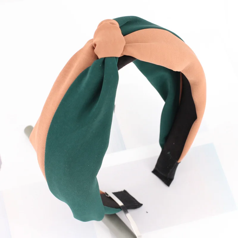 

1pcs on sale Women patchwork Hairband Head Scarf Girls Headbands Elastic Twist Turban Knot Headwrap Hair Accessories 2018 New