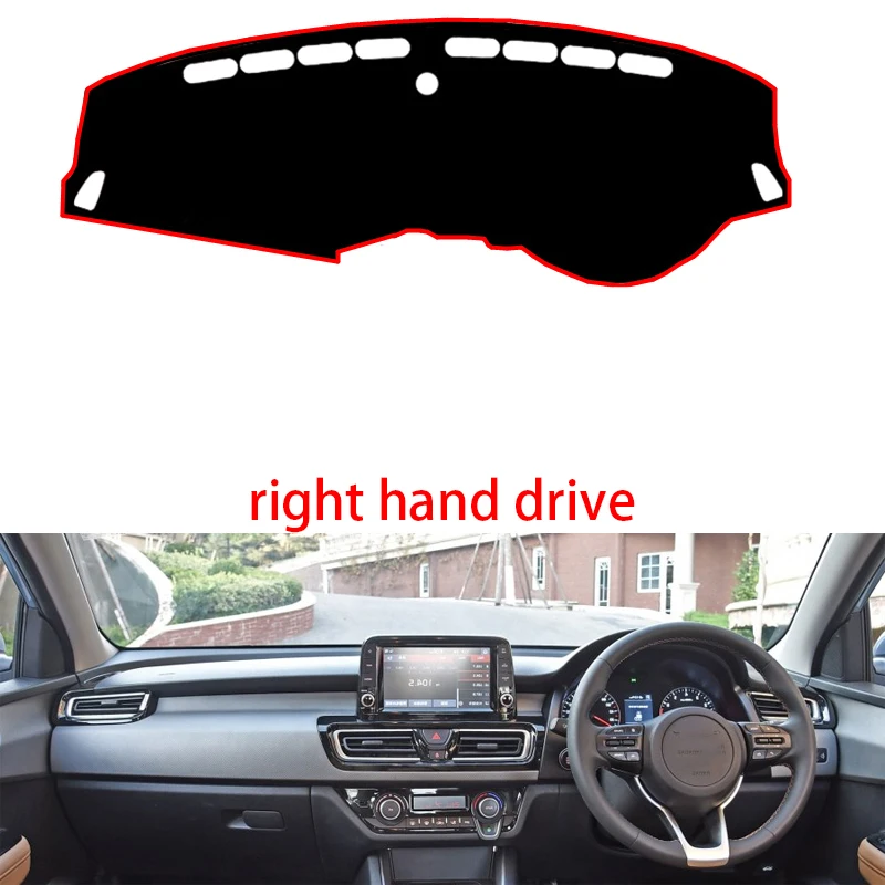 Крышка приборной панели автомобиля коврик для kia forte 2018 правый руль Dashmat Pad Dash