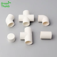 25pcs 25 mm pvc water endstraight 34 ways connector 4590 degree elbow equal water pipe connector garden irrigation fittings