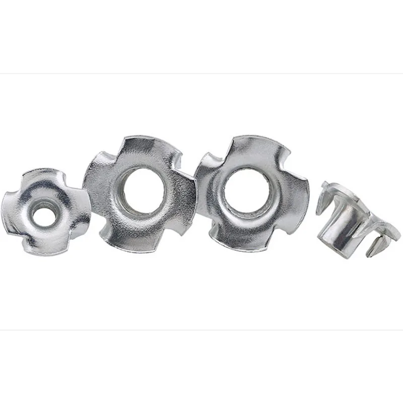

Furniture Four-Jaw Nut Speaker Nut Nut Four-Claw Mother Setting Nut M3-M4-M5-M6-M8-M10 20 Pcs