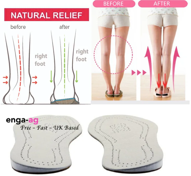 Pronation Eva кожаные ортопедические стельки для плоской стопы супинатор обуви