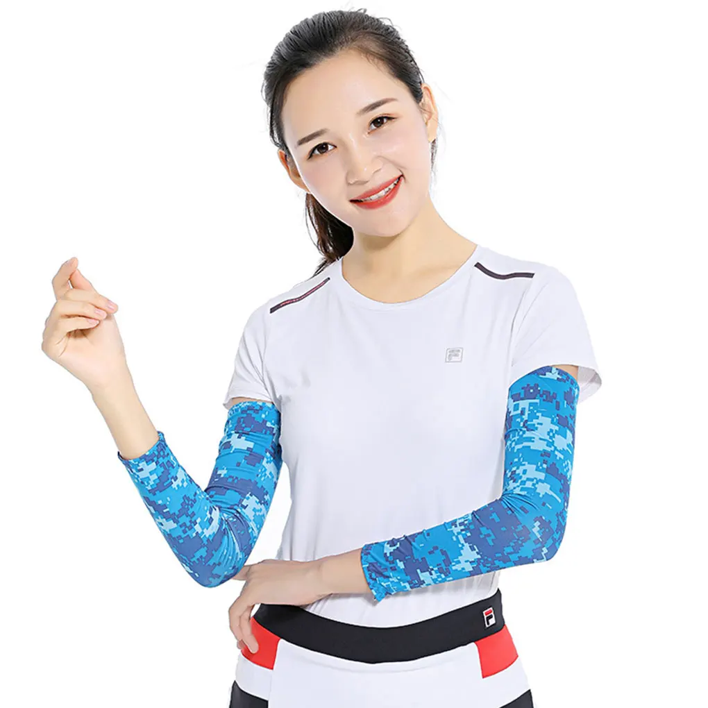 1 Pair Unisex Summer Outdoor Anti UV Long Oversleeve Sun Protection Cycling Driving Fishing Arm Sleeve Cover | Спорт и развлечения